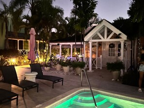 Outdoor pool - Pool fronted Luxury re furbished  Villa with Fairmont beach club access card.  (Porters)
