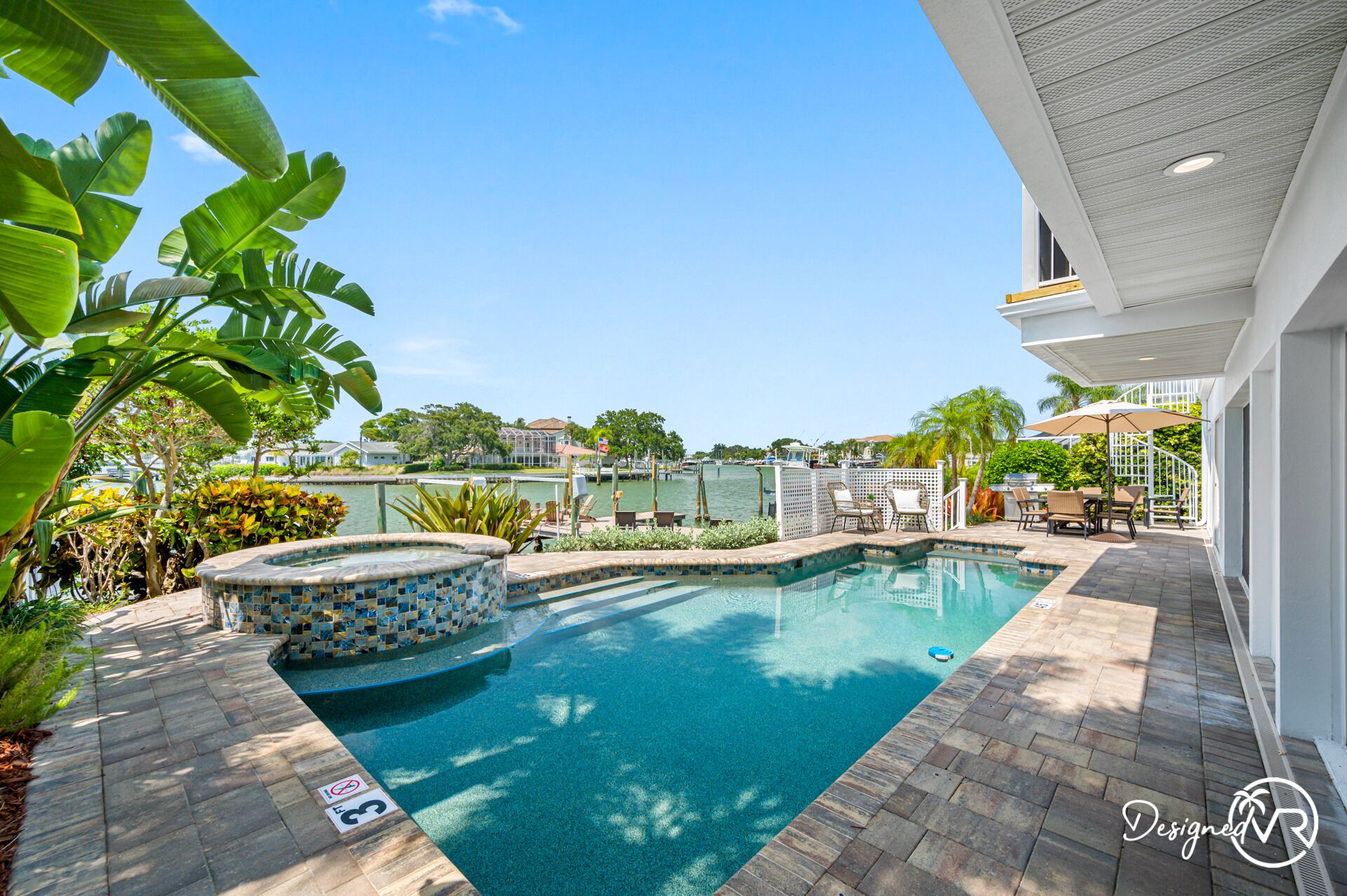 8BR w/ Heated Pool & Waterview - Close to Beach +