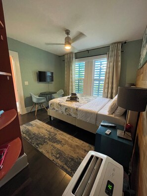 Desk, iron/ironing board, free WiFi, bed sheets