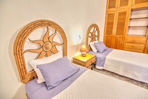 2 dormitorios, tabla de planchar con plancha, wifi y ropa de cama