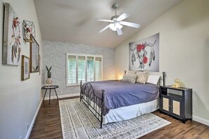 4 chambres, bureau, Wi-Fi, literie fournie