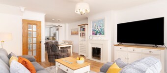 Child friendly house with private parking near the Mumbles seafront.