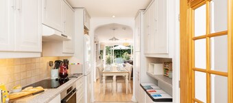 Child friendly house with private parking near the Mumbles seafront.