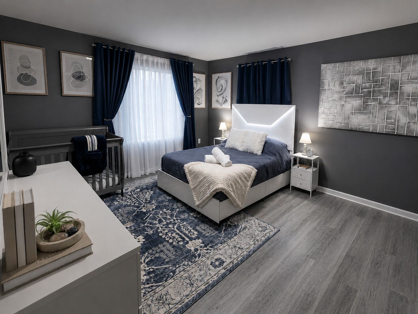 3 chambres, fer et planche à repasser, Wi-Fi gratuit, draps fournis
