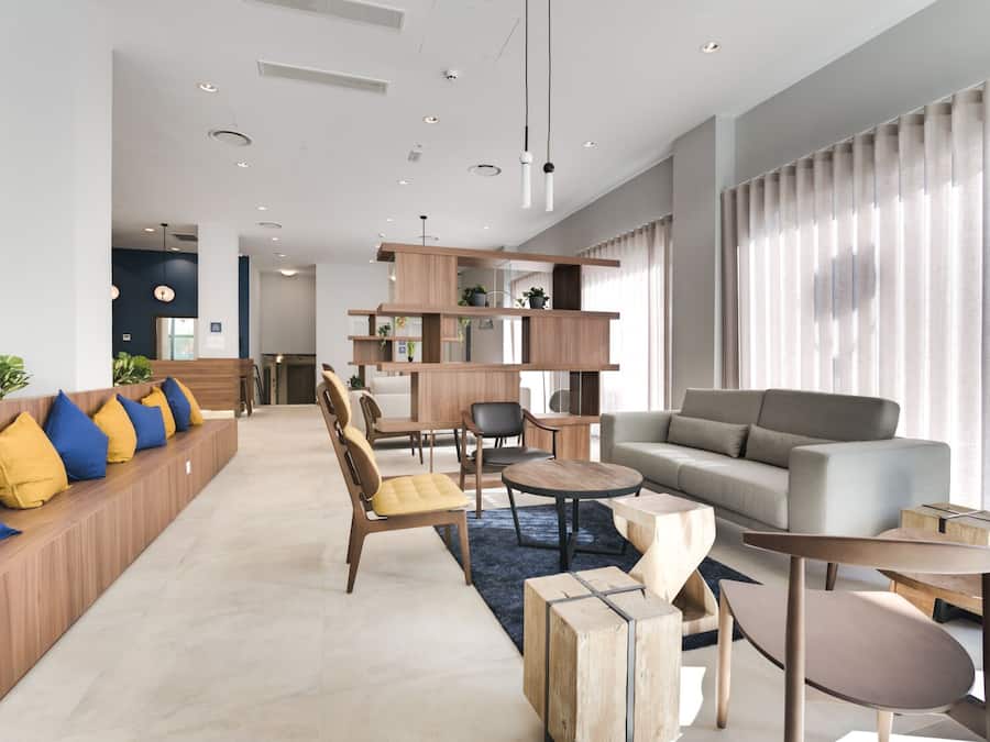 Sitzecke in der Lobby