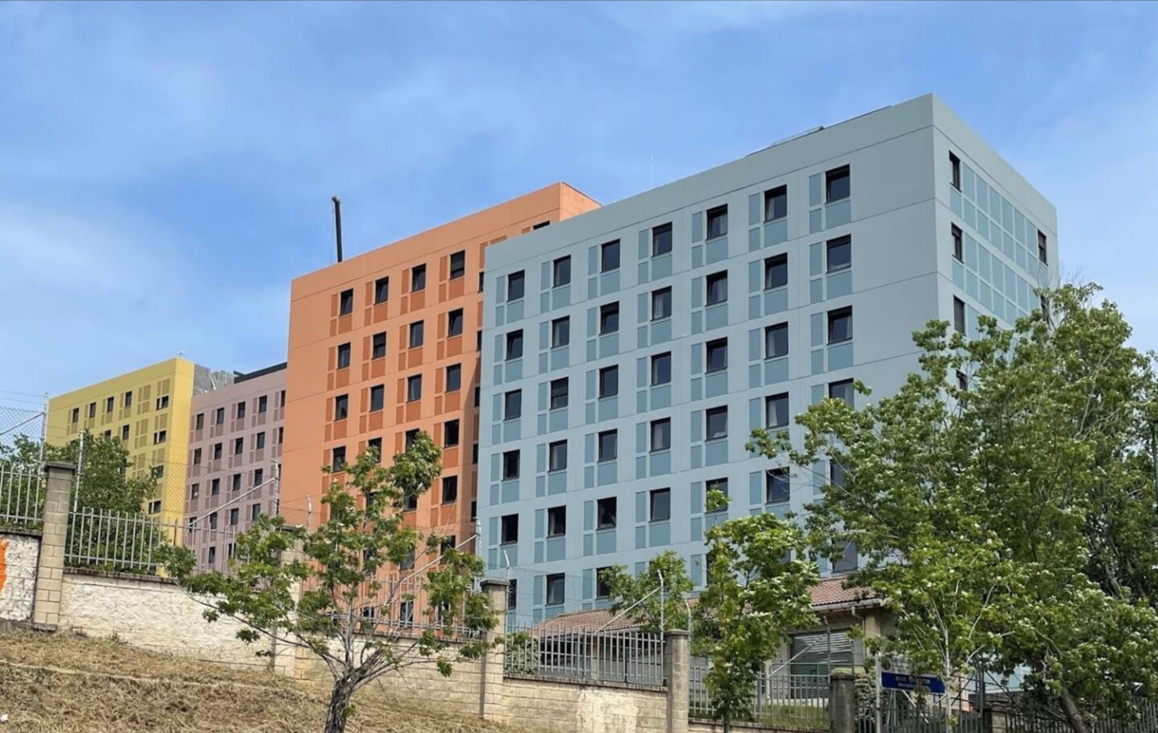 Voorkant van accommodatie