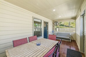 Dining - New Cabin - Riverfront Resort- Hunt, TX (Ingram)