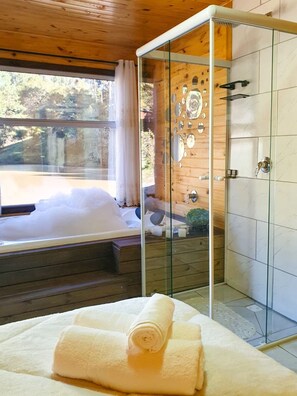 Honeymoon Cabin | Bathroom - Cabana Brisa Serrana - Urubici-SC (Urubici)