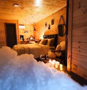 Honeymoon-Ferienhütte | Eigener Whirlpool