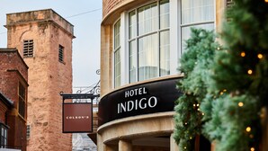 A hotel named 'Hotel Indigo' with a classic brick facade and large windows. - Hotel Indigo Exeter by IHG (Exeter)