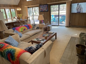 Living area - Secluded & Bright country house close to lakes & Bethel Woods/Woodstock grounds (Bethel)