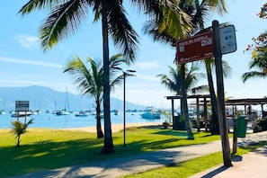 Beach nearby, white sand, beach yoga, beach volleyball