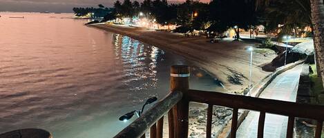 Beach nearby, white sand, beach yoga, beach volleyball