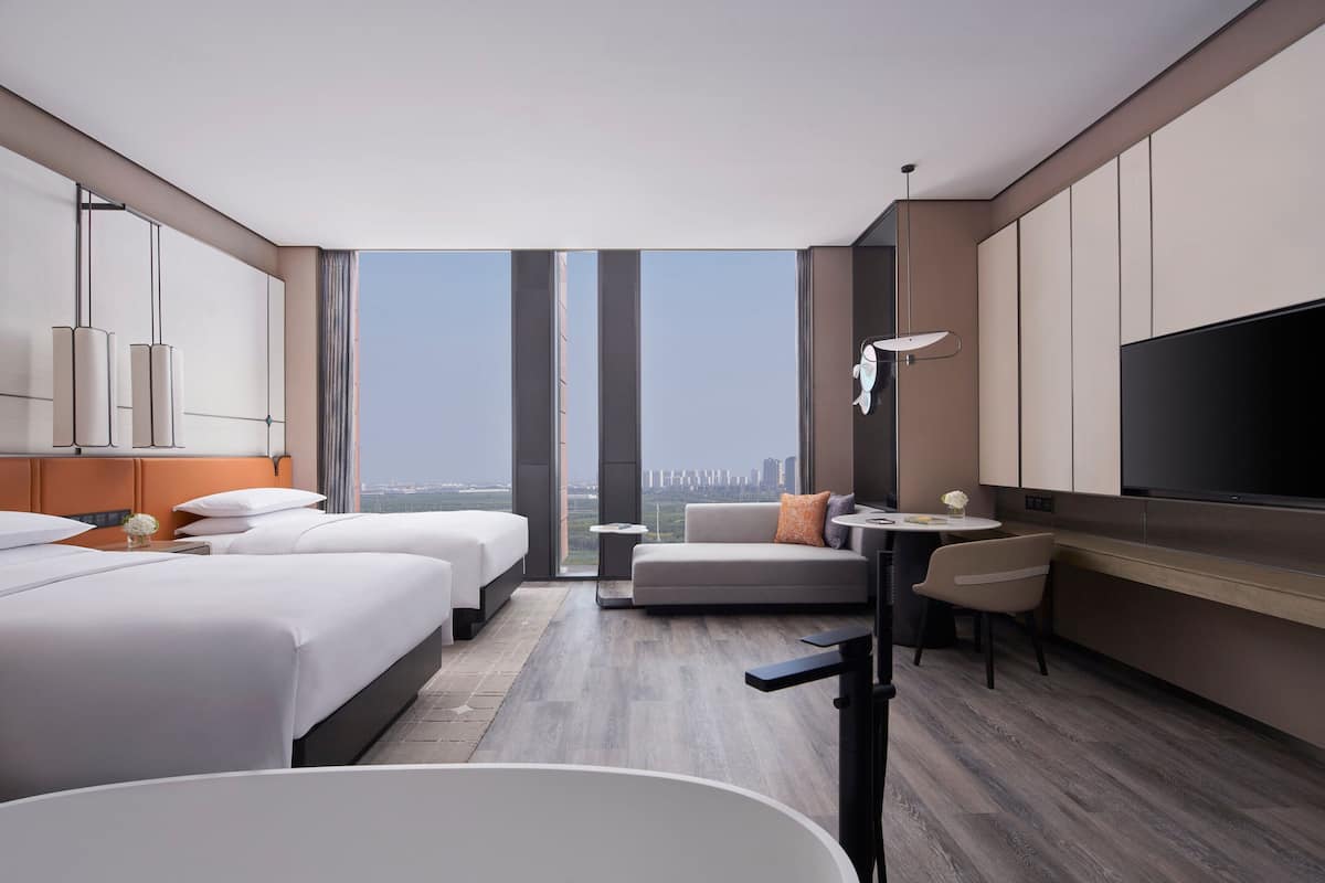 1 chambre, literie de qualité supérieure, couette en duvet d'oie