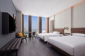 Premium bedding, down comforters, minibar, in-room safe - Four Points By Sheraton Tianjin National Convention And Exhibition Center (Tianjin)