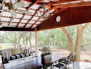 Outdoor dining