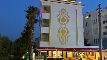 Voorkant van accommodatie