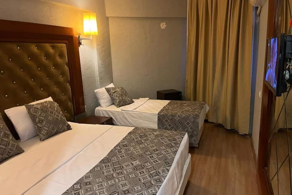 1 habitación, ropa de cama de alta calidad y cortinas blackout