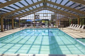 Indoor pool, outdoor pool
