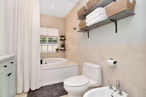Duschwanne, Whirlpool, Haartrockner, Bidet
