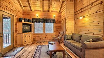 TV, fireplace, DVD player