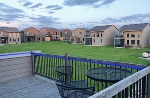 Outdoor dining - Cabin 116 at Bridges Bay (Arnolds Park)