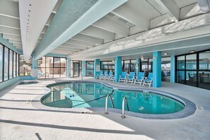 Indoor pool, a heated pool
