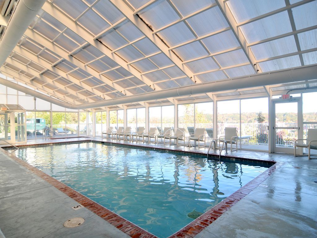 Indoor pool, a heated pool