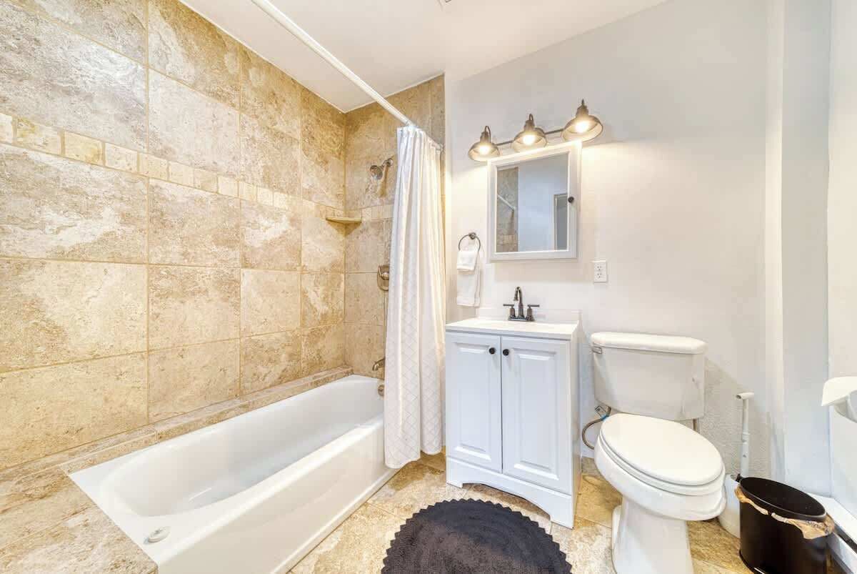 Een douche, een haardroger