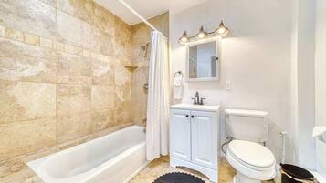 Een douche, een haardroger