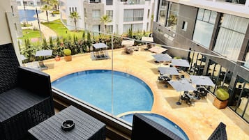 Chambre Double Supérieure | Vue depuis le balcon