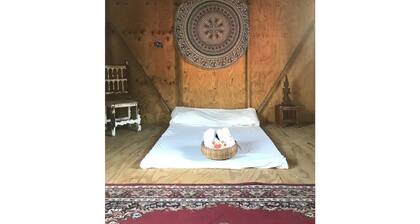 Cabana like camping indoors. / . / Gros Islet and Castries. 10mins walk to beach
