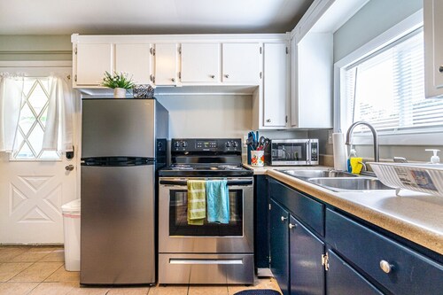 Roomy and comfortable space to relax in privacy.