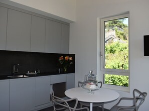Dishwasher, dining tables