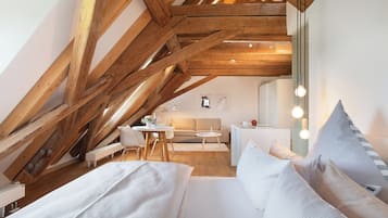 1 soverom, strykejern/-brett, wi-fi (inkludert) og sengetøy