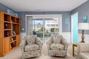 TV - "Sierra Hotel" - is a 3 Bedroom, 2 bath SF House, Located on Canal with Floating Dock, Pet Friendly (Holden Beach)