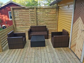 Terrace/patio - Cottage near Visby, golf courses, beaches and entertainment (Gotlands län)