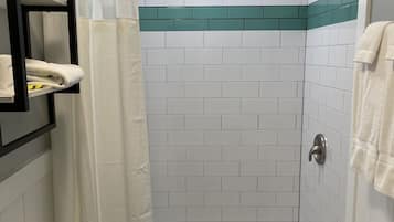 Room, 1 Queen Bed, Lake View (lake front queen room) | Bathroom | Hair dryer, towels
