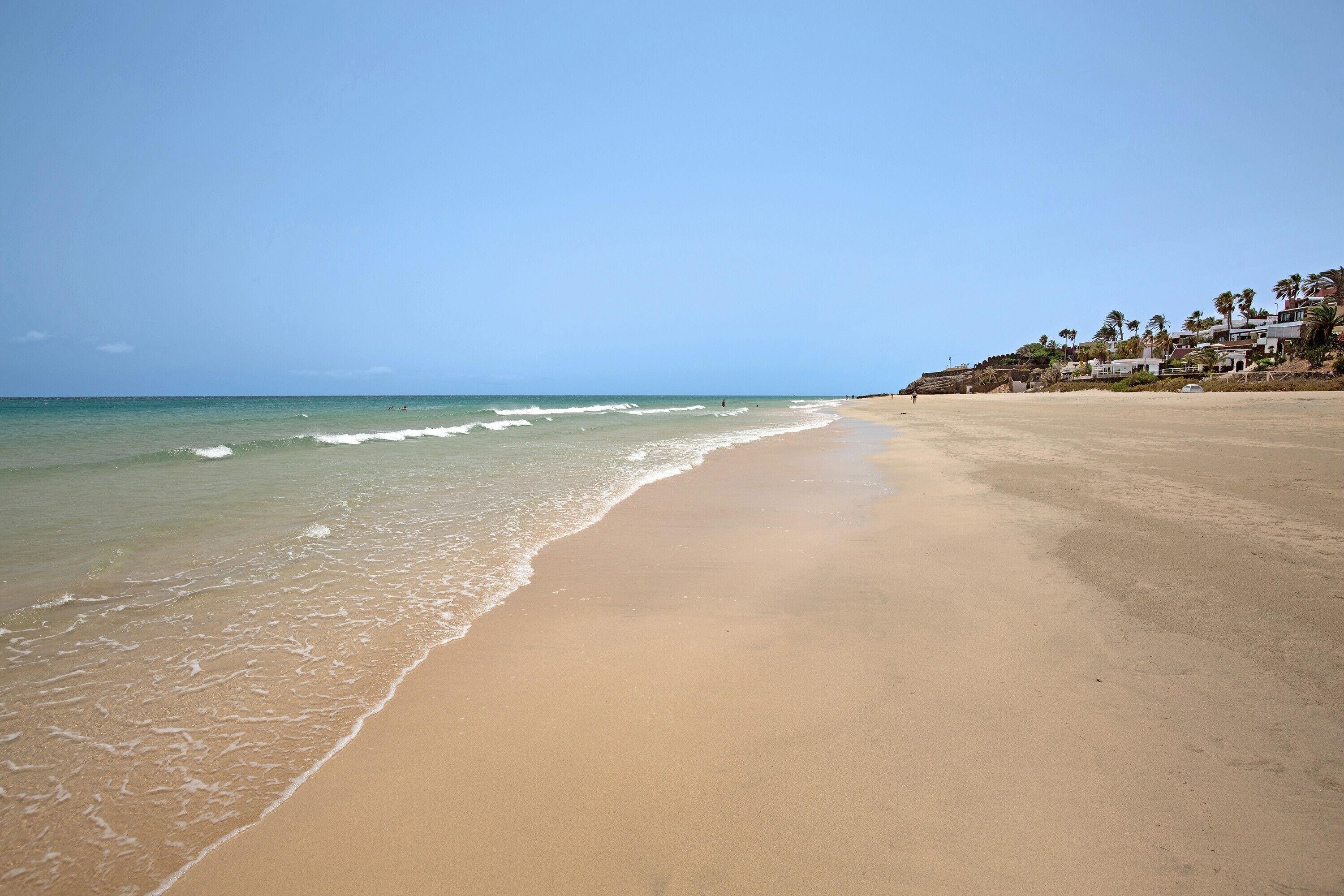 Vlak bij het strand