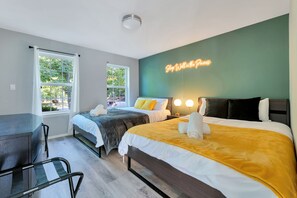 5 bedrooms, iron/ironing board, travel cot, free WiFi