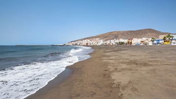 Vlak bij het strand