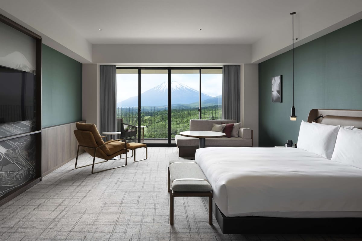 Deluxe kamer, 1 kingsize bed (Fuji View) | Kameruitzicht