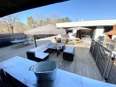 LAVIELA EDEN LE TEICH two 11 bedroom villas for 27 people with swimming pool