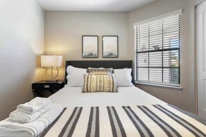 4 bedrooms, iron/ironing board, travel crib, WiFi