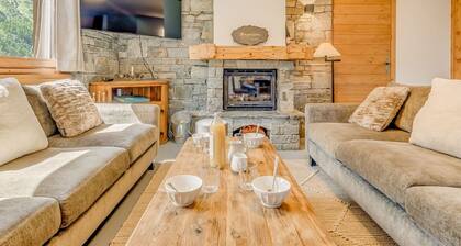 Modern chalet 5 bedrooms with jacuzzi, near ski lifts