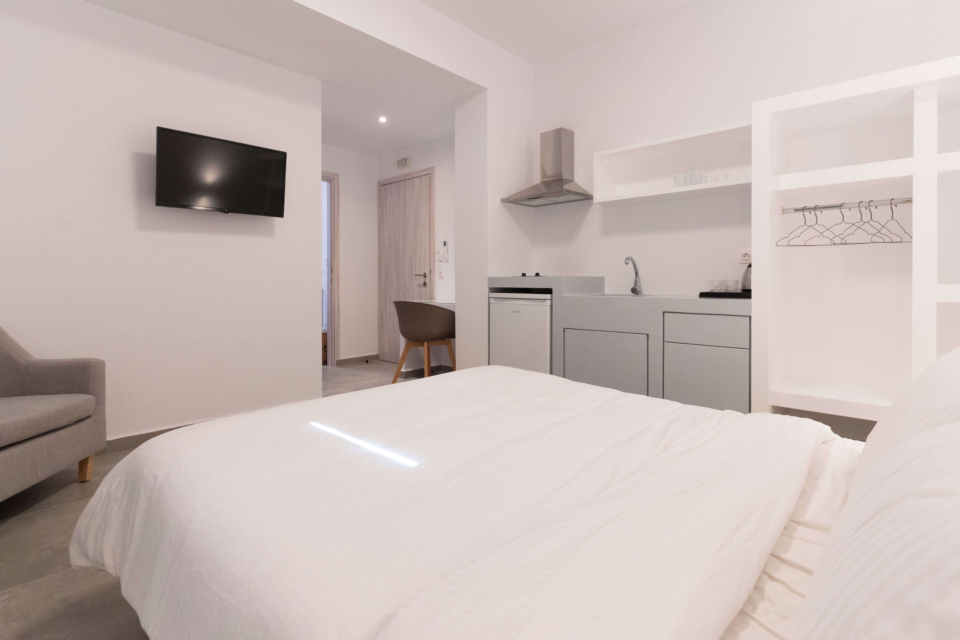 Individually decorated, desk, laptop workspace, soundproofing