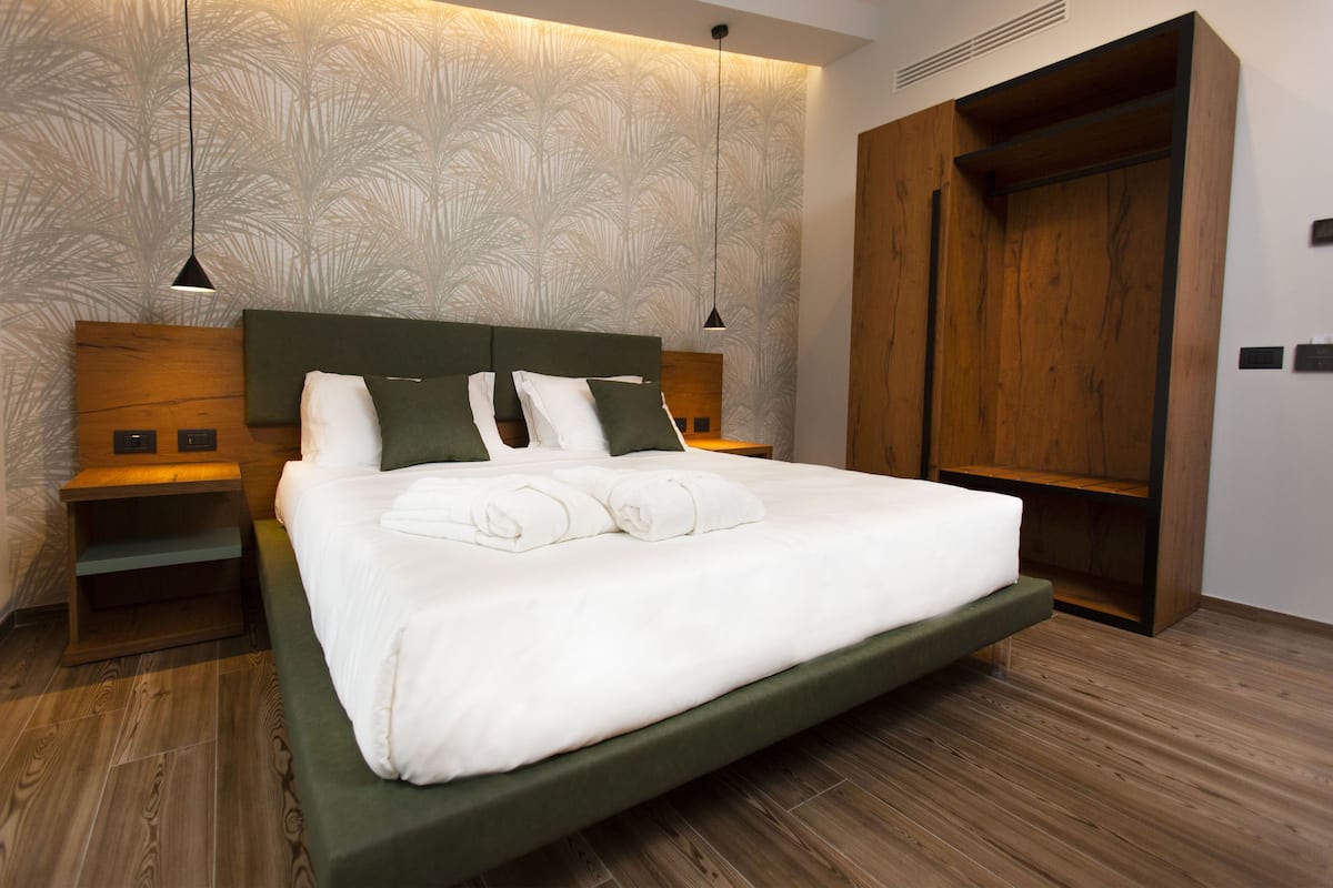 1 slaapkamer, luxe beddengoed, donzen dekbedden, pillowtop-bedden
