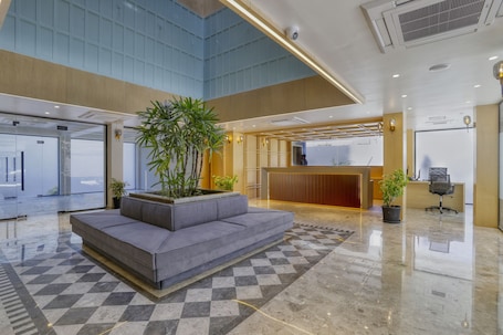 Sala de estar en el lobby