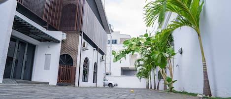 Façade de l’hébergement