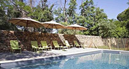 Provencal mill with private pool for 15 people